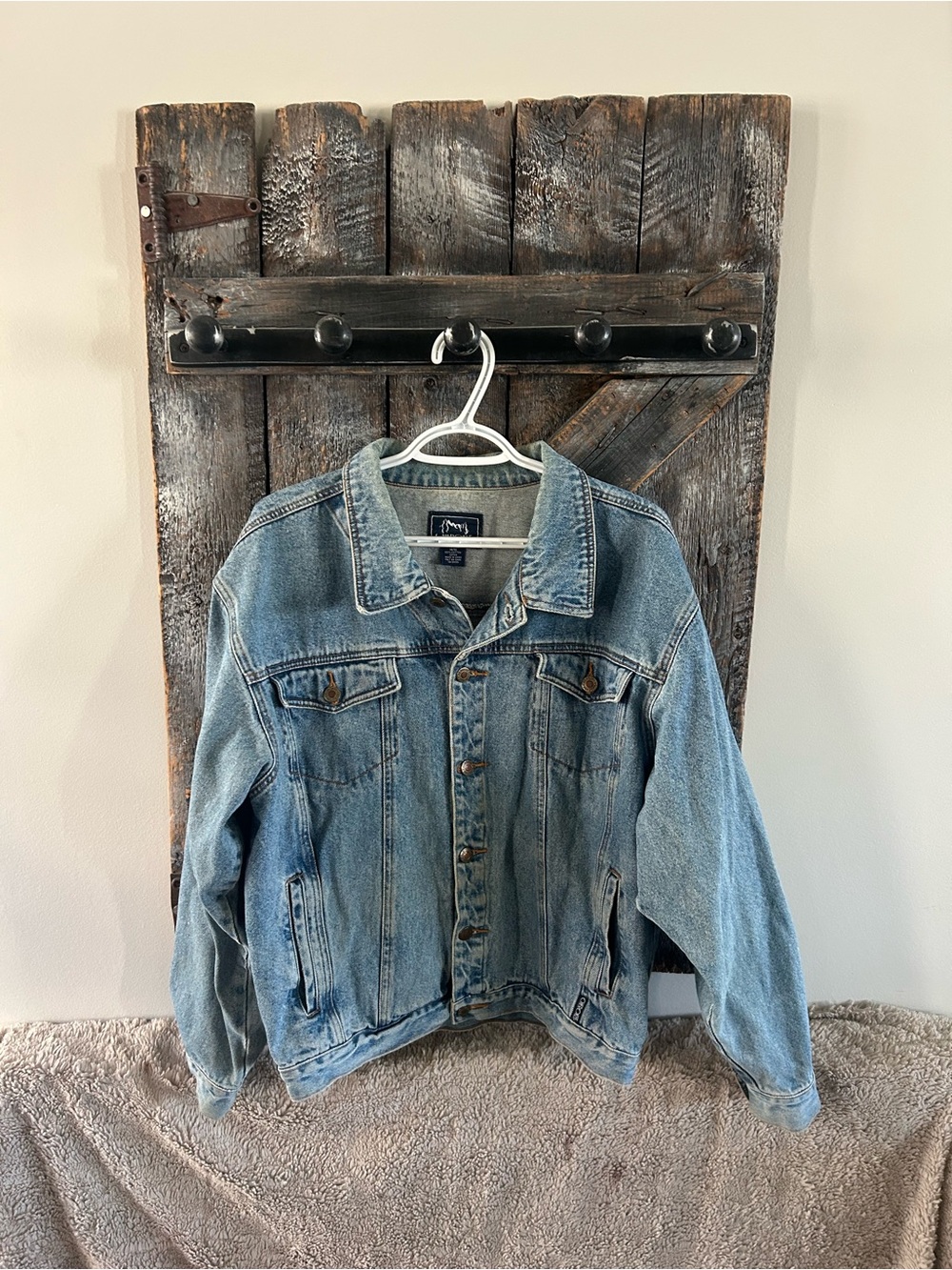 Men's Vintage Cherokee Denim Jacket - Light Blue